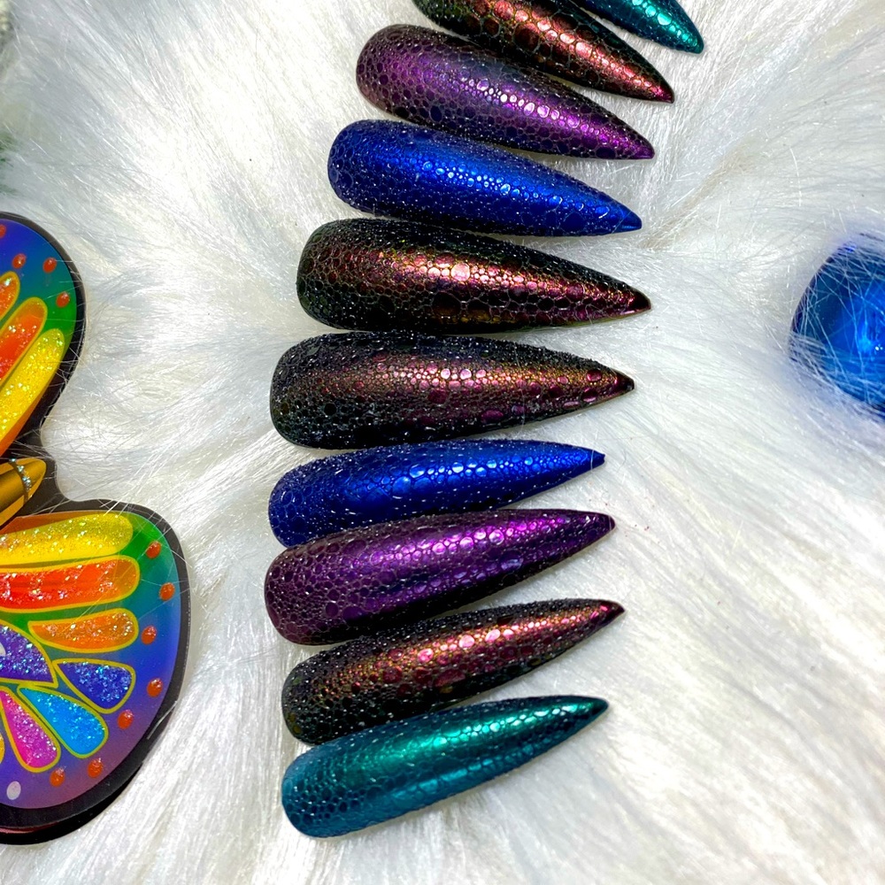 Chrome Bubble Effect